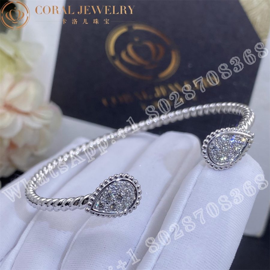 Boucheron Serpent Bohème Bracelet, White Gold S Motifs JBT00840 - Image 5