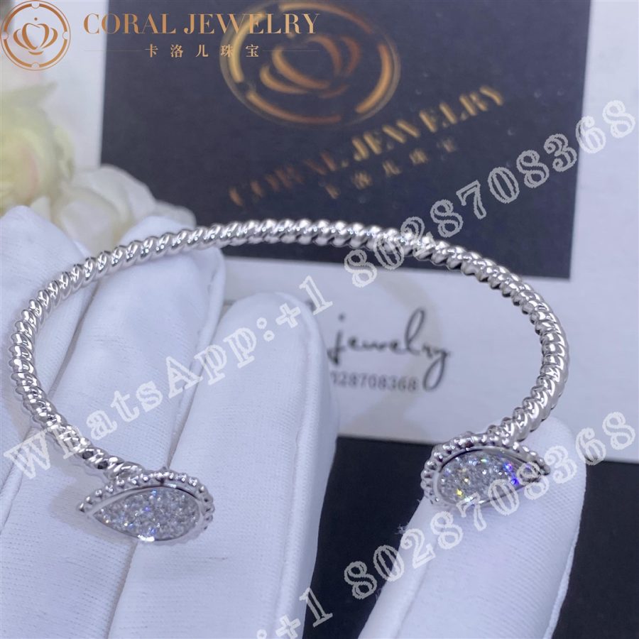 Boucheron Serpent Bohème Bracelet, White Gold S Motifs JBT00840 - Image 7