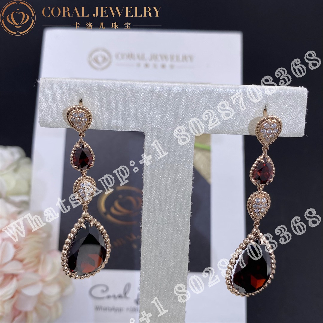 Boucheron Serpent Boheme Pendant Earrings Rhodolite Garnets Xs And L Motifs Jco01312 Coral (1)