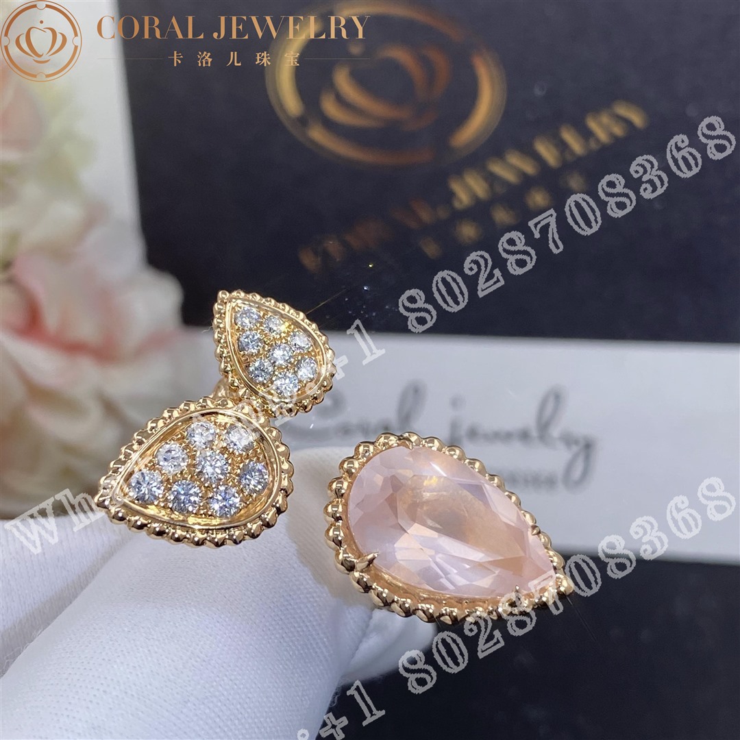 Boucheron Serpent Boheme Rose Quartz Ring 3 Motif Jrg03217 Cora (9)