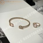 Boucheron Serpent Bohème Rose Quartz Ring S Motif JRG03184 - Image 7