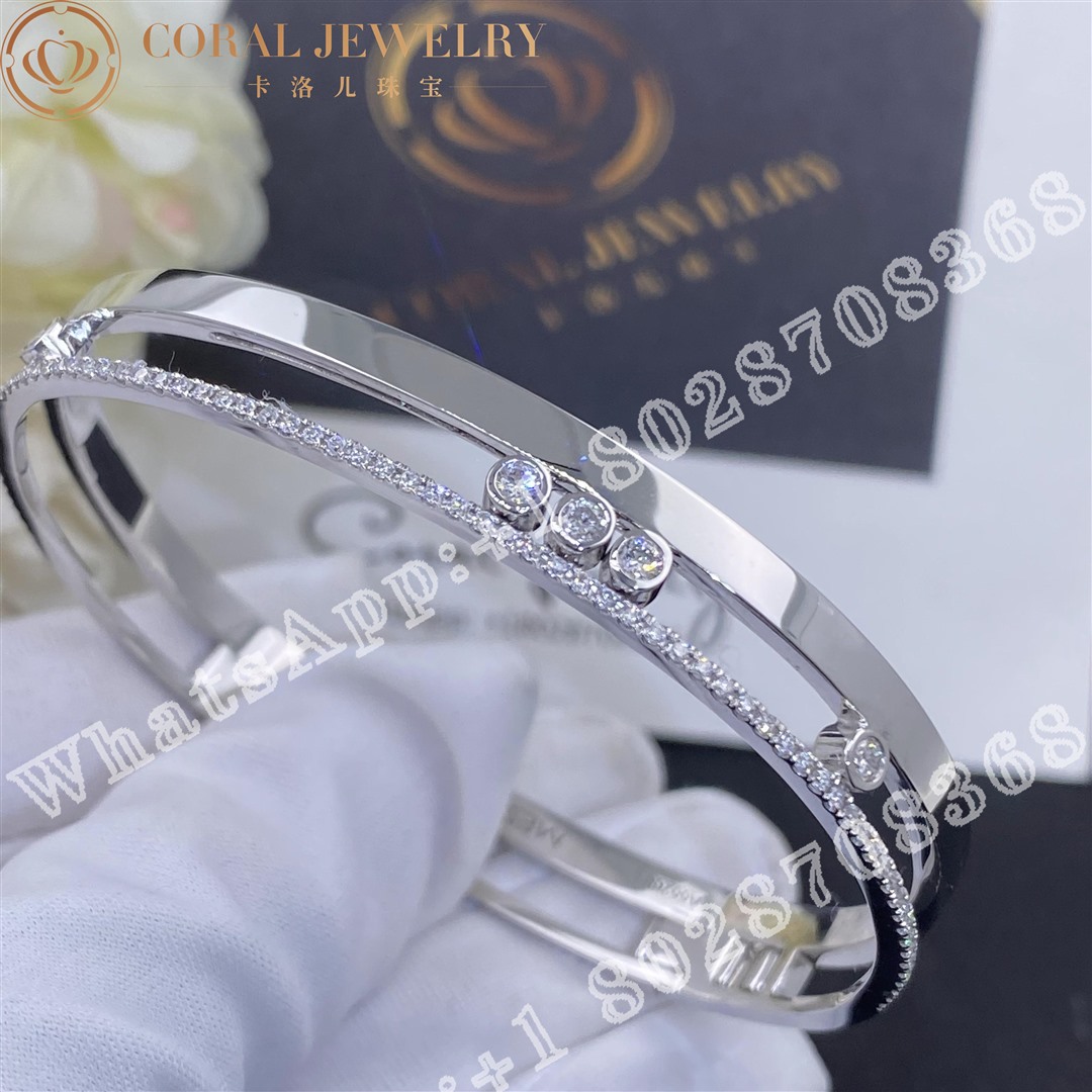 Messika Bangle Move Romane Lm White Gold Diamond Bracelet 6747 Wg Coral (3)