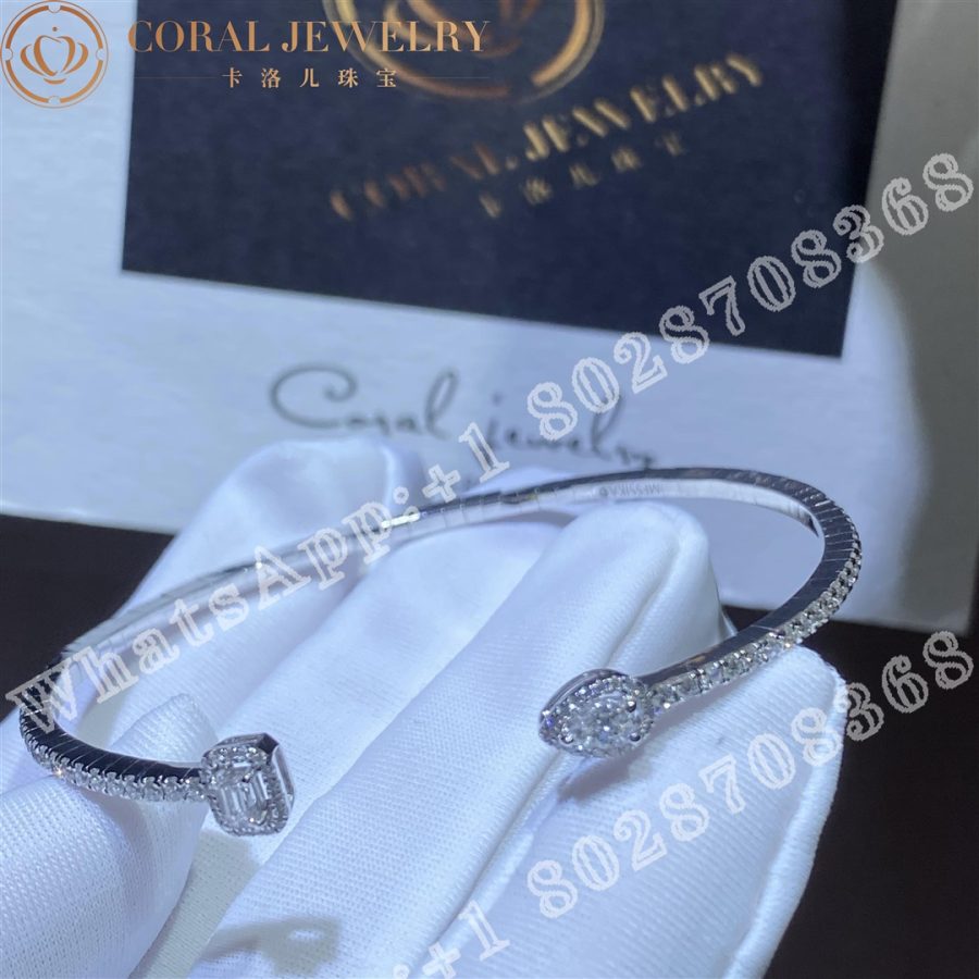 Messika Bracelet Skinny Diamant or Jaune My Twin Toi Et Moi 015ct 06161-WG - Image 4