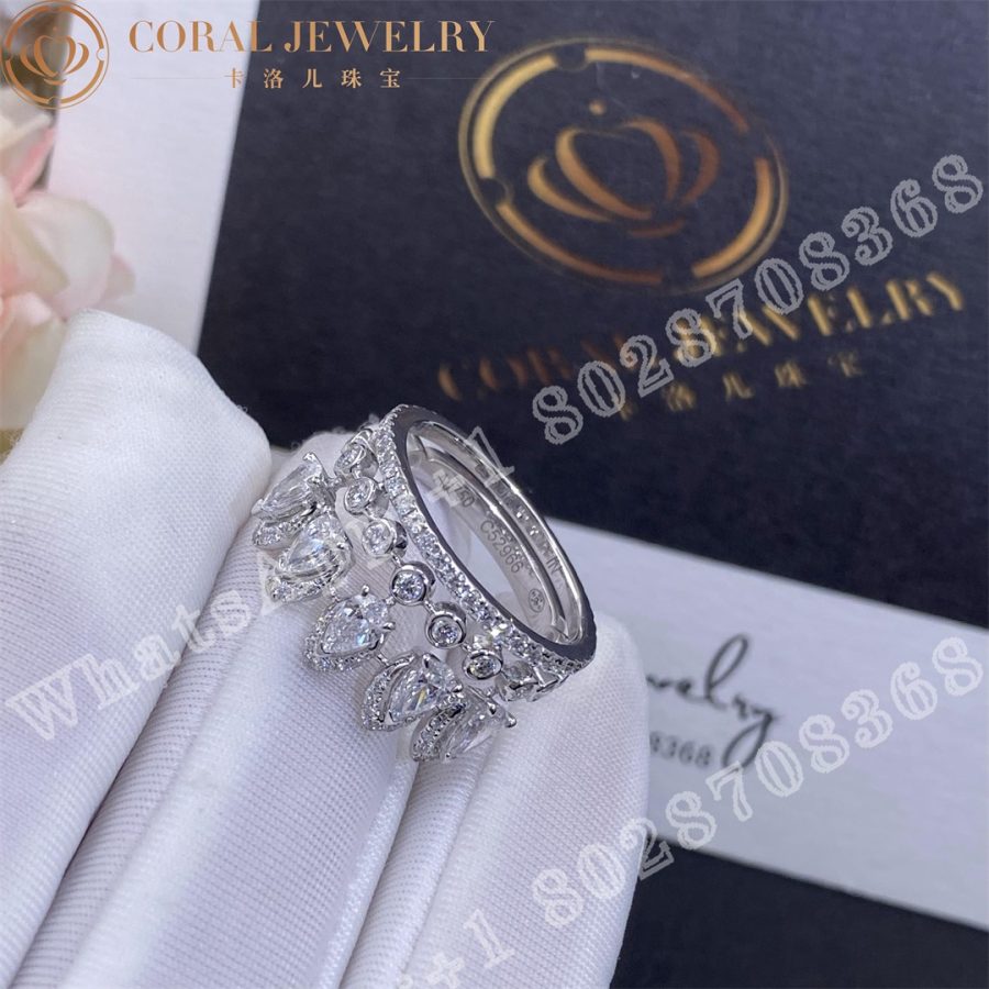 Messika Desert Bloom diamond wedding ring for women 7364-WG - Image 3