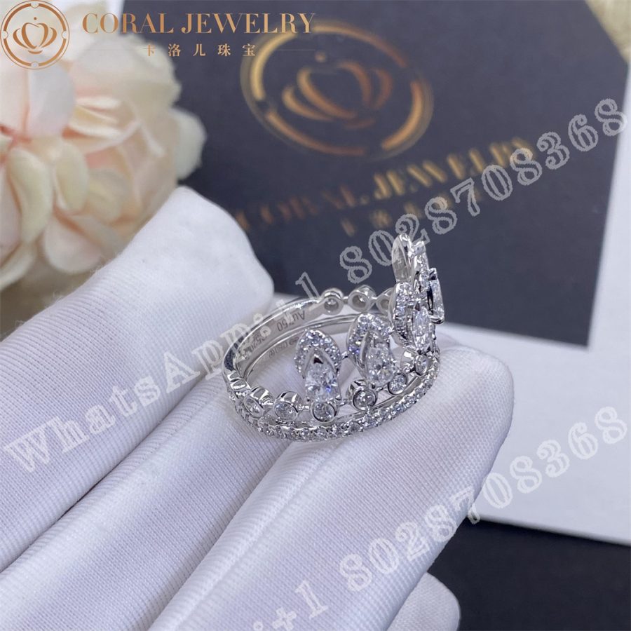 Messika Desert Bloom diamond wedding ring for women 7364-WG - Image 5