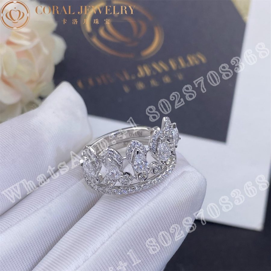 Messika Desert Bloom diamond wedding ring for women 7364-WG - Image 6