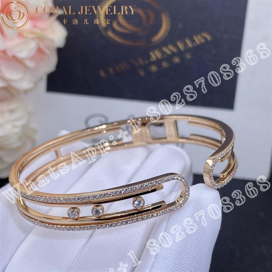 Messika Move 10th women’s diamond bangle bracelet 11426-PG - Image 3