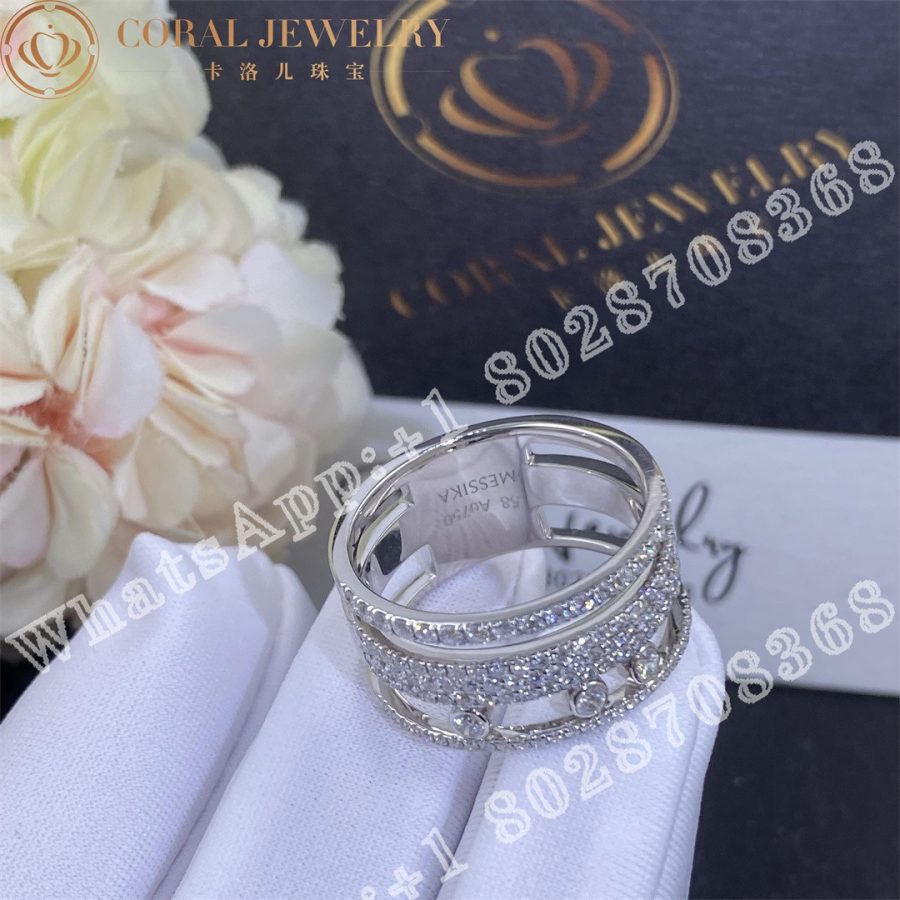 Messika Move Romane large pavé diamond ring 7205-WG - Image 4