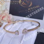 Messika My Twin Toi & Moi diamond thin bangle 0,15ct  7222-PG - Image 3