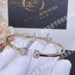 Messika My Twin Toi & Moi diamond thin bangle 0,15ct  7222-PG - Image 4