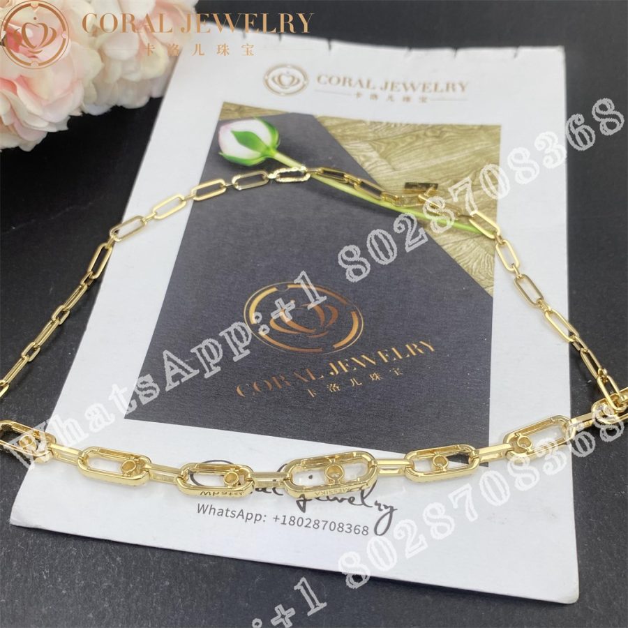 Messika Move Uno Multi Choker Yellow Gold Diamond Necklace 12010-YG - Image 5