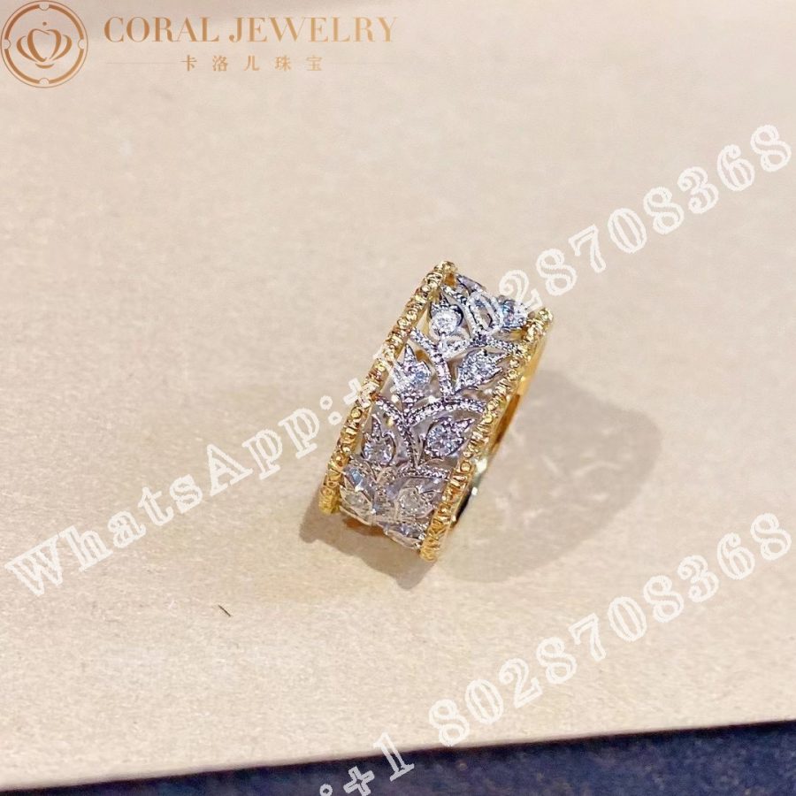 Buccellati Ramage Eternelle Aus Weiß- Und Gelbgold Mit Diamanten JAUETE005784 - Image 3