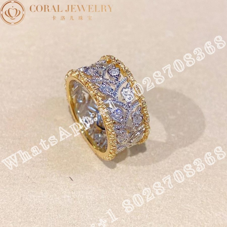 Buccellati Ramage Eternelle Aus Weiß- Und Gelbgold Mit Diamanten JAUETE005784 - Image 4