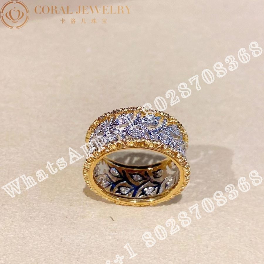 Buccellati Ramage Eternelle Aus Weiß- Und Gelbgold Mit Diamanten JAUETE005784 - Image 5