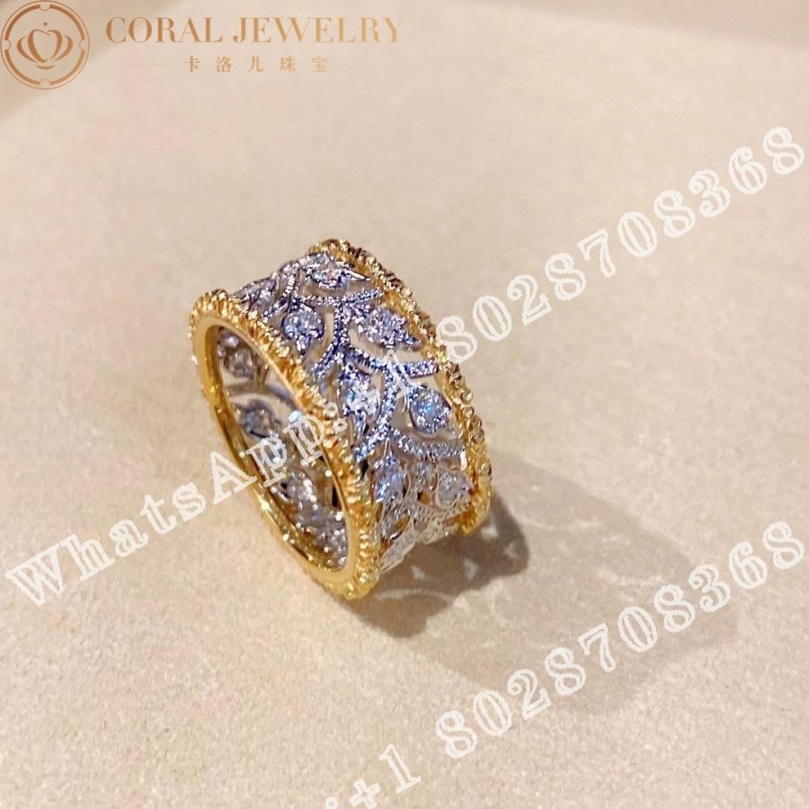 Buccellati Ramage Eternelle Aus Weiß- Und Gelbgold Mit Diamanten JAUETE005784 - Image 6