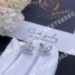 Graff Mini Butterfly Silhouette Diamond Earrings RGE1810 - Image 6