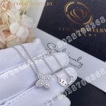 Roberto Coin Princess Flower Pendant with Diamonds- 14mm - Image 5