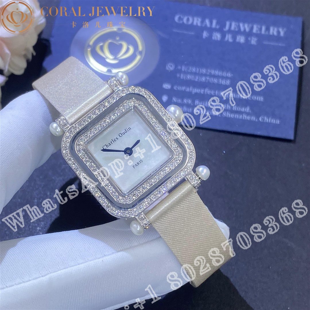 Charles Oudin Pansy Miroir Pearls Watch (1)