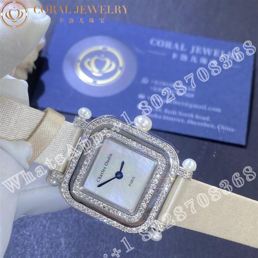 Charles Oudin Pansy Miroir Pearls Watch (5)