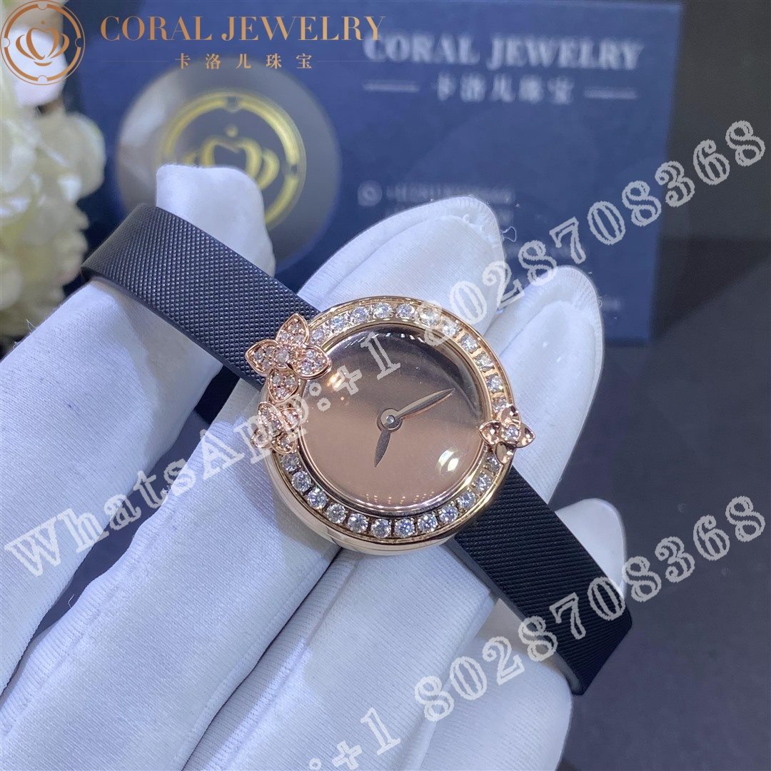 Chaumet Pink Gold Watch Embellished With Diamonds Eden Coral (1)